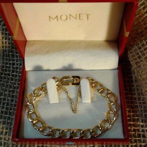 Vintage  Bracelet Signed MONET